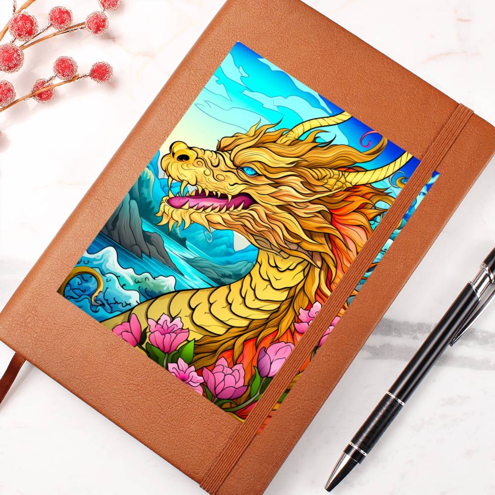 Majestic Dragon 021 - Vegan Leather Journal
