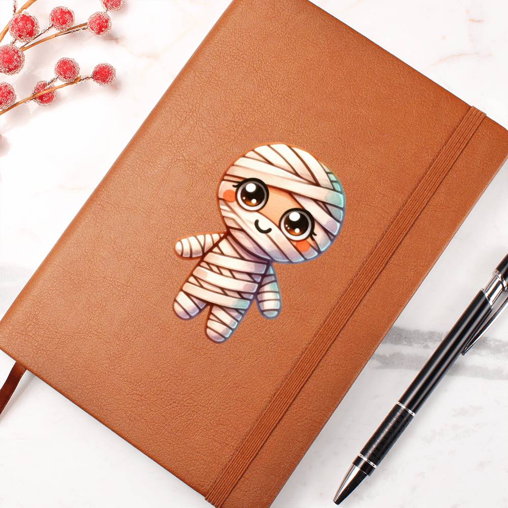 Cute Halloween Sticker 079 - Vegan Leather Journal