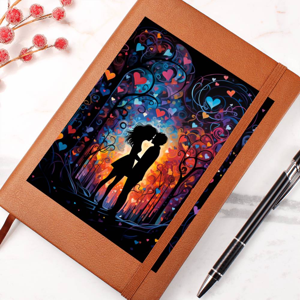 Valentine's Day Art 111 - Vegan Leather Journal