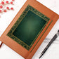 Ornate Gold Cover 122 - Vegan Leather Journal