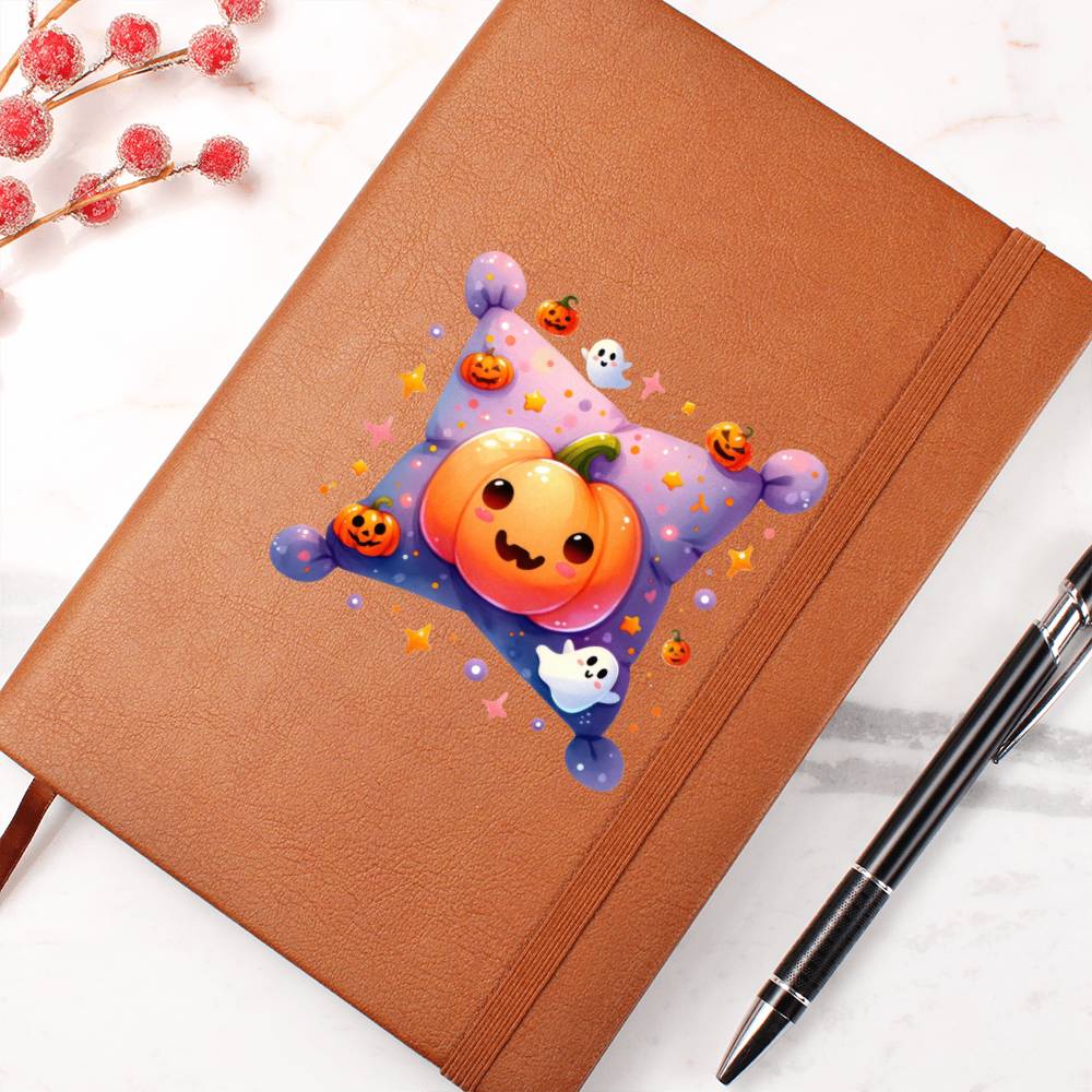Cute Halloween Sticker 025 - Vegan Leather Journal