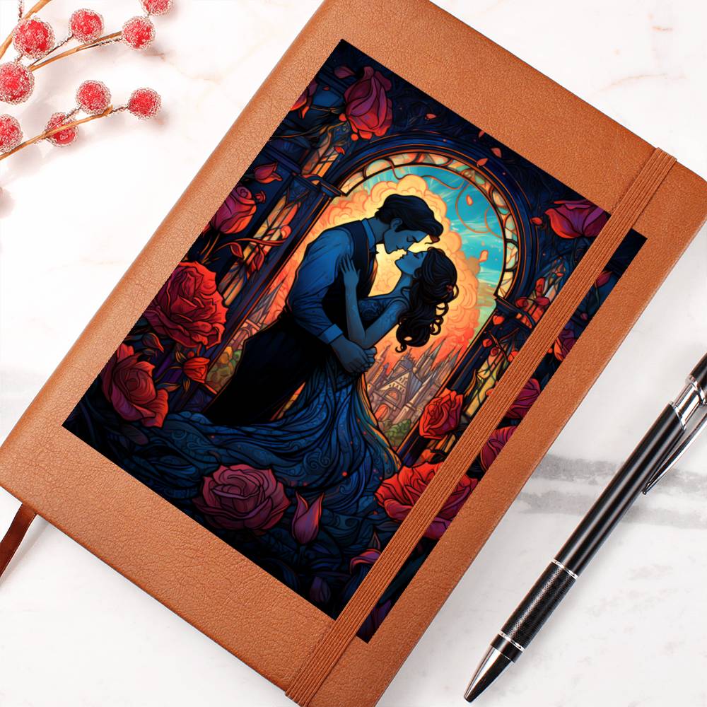 Valentine's Day Art 177 - Vegan Leather Journal