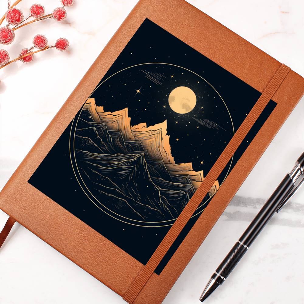 Minimalist BOHO Art 151 - Vegan Leather Journal