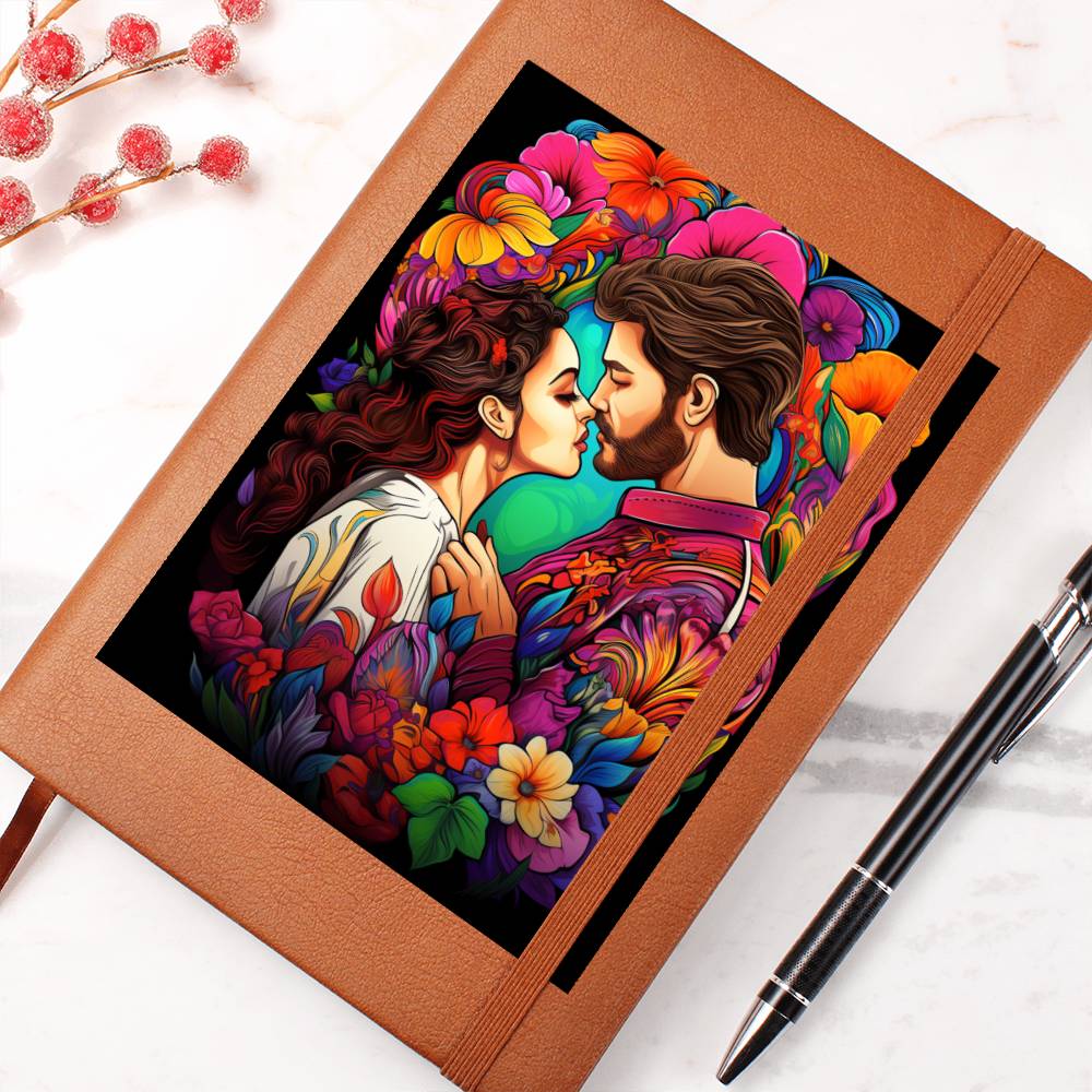 Valentine's Day Art 167 - Vegan Leather Journal