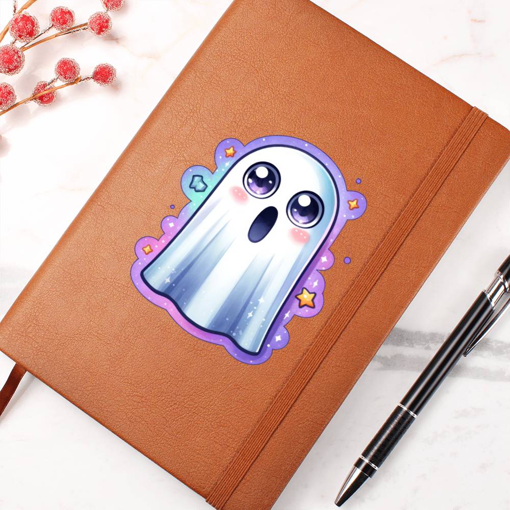 Cute Halloween Sticker 049 - Vegan Leather Journal