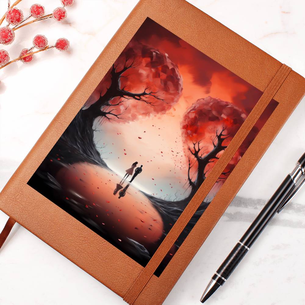 Valentine's Day Art 049 - Vegan Leather Journal