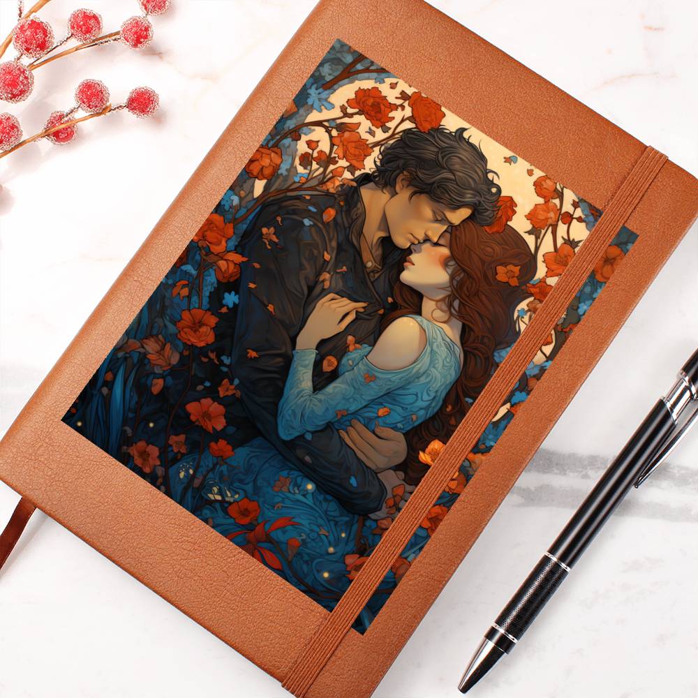 Valentine's Day Art 341 - Vegan Leather Journal