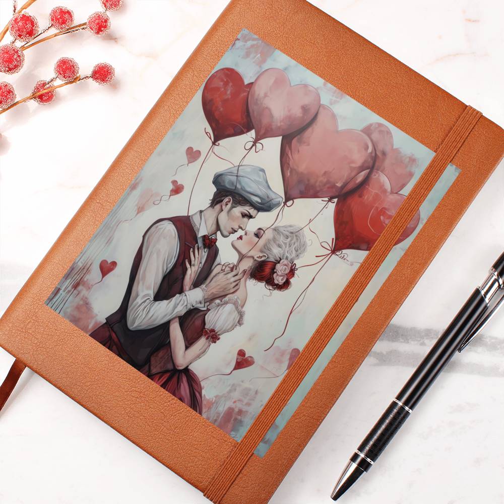 Valentine's Day Art 247 - Vegan Leather Journal