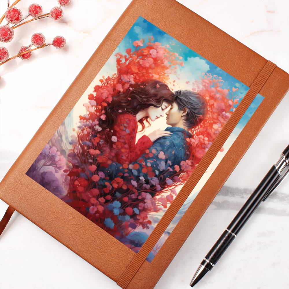 Valentine's Day Art 121 - Vegan Leather Journal