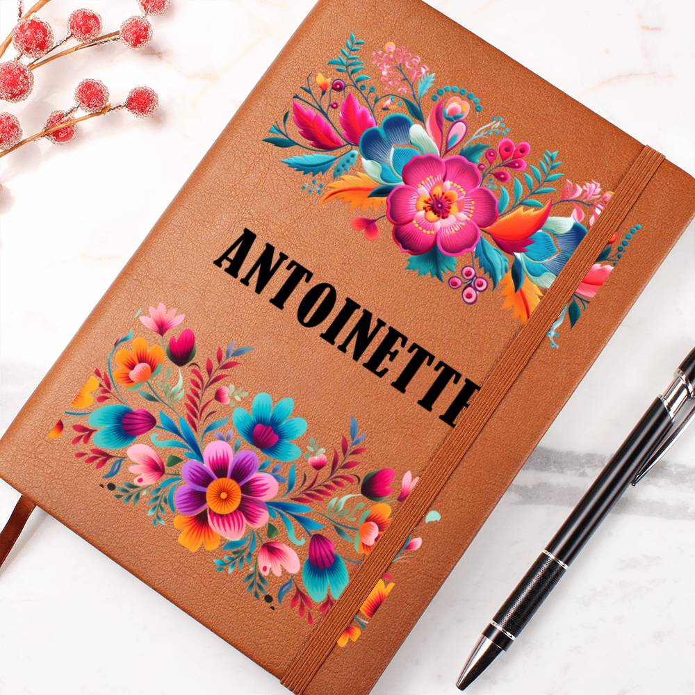 Antoinette (Mexican Flowers 2) - Vegan Leather Journal