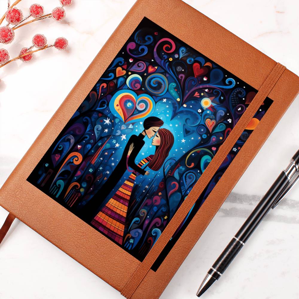 Valentine's Day Art 190 - Vegan Leather Journal