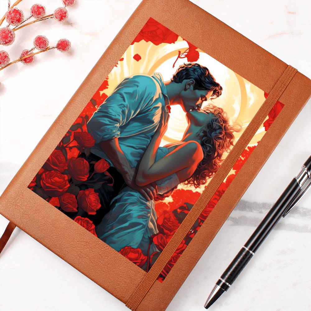 Valentine's Day Art 409 - Vegan Leather Journal