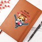 Valentine's Day Dog And Zipper 047 You Are Pawsitively Amazing - Vegan Leather Journal