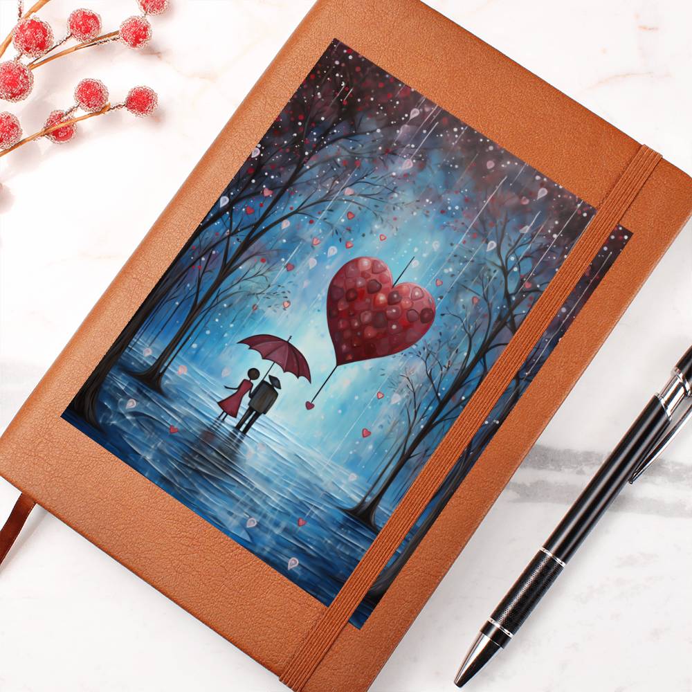 Valentine's Day Art 223 - Vegan Leather Journal