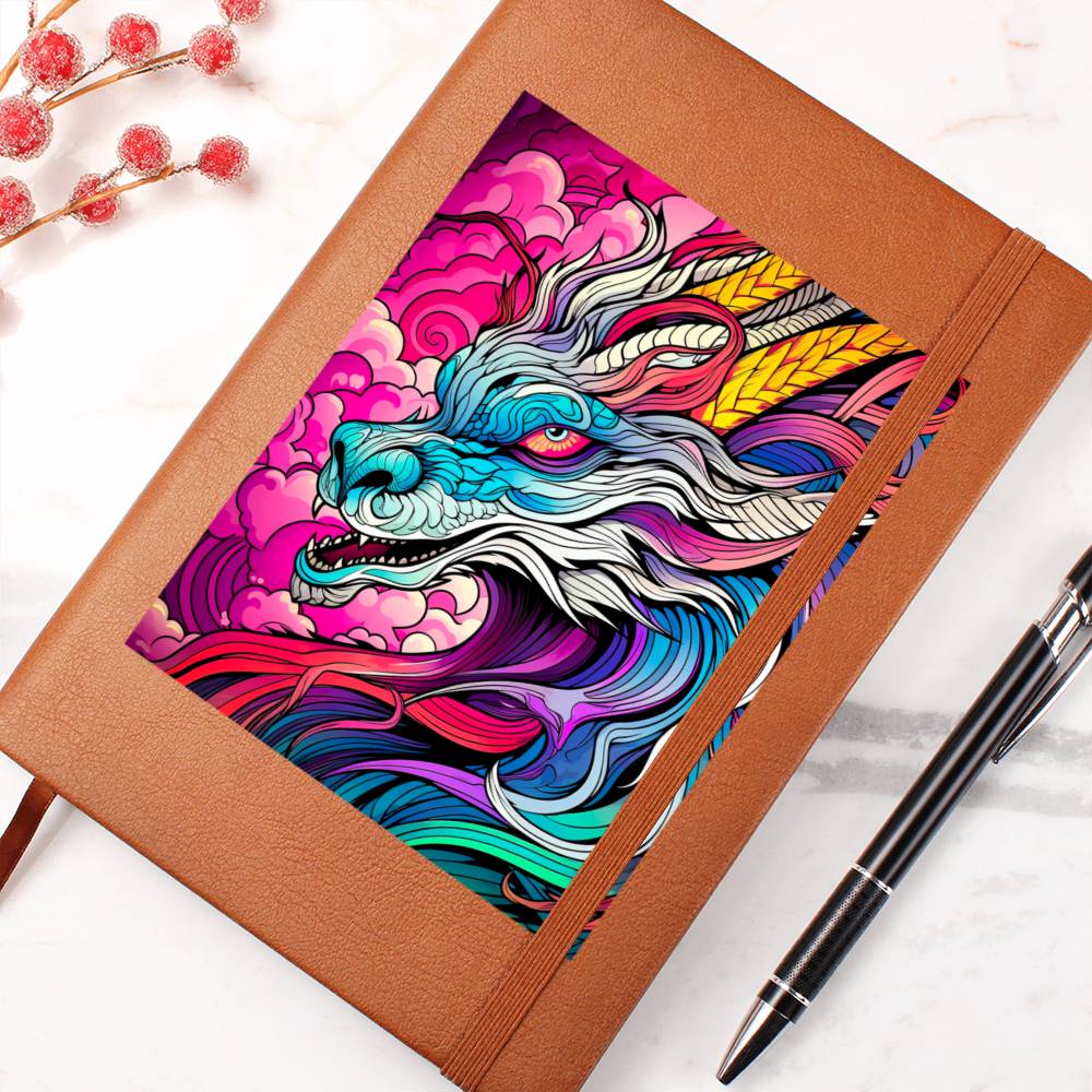 Majestic Dragon 025 - Vegan Leather Journal
