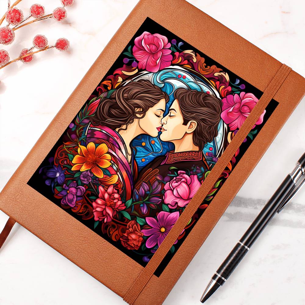 Valentine's Day Art 145 - Vegan Leather Journal