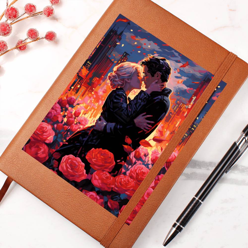 Valentine's Day Art 073 - Vegan Leather Journal