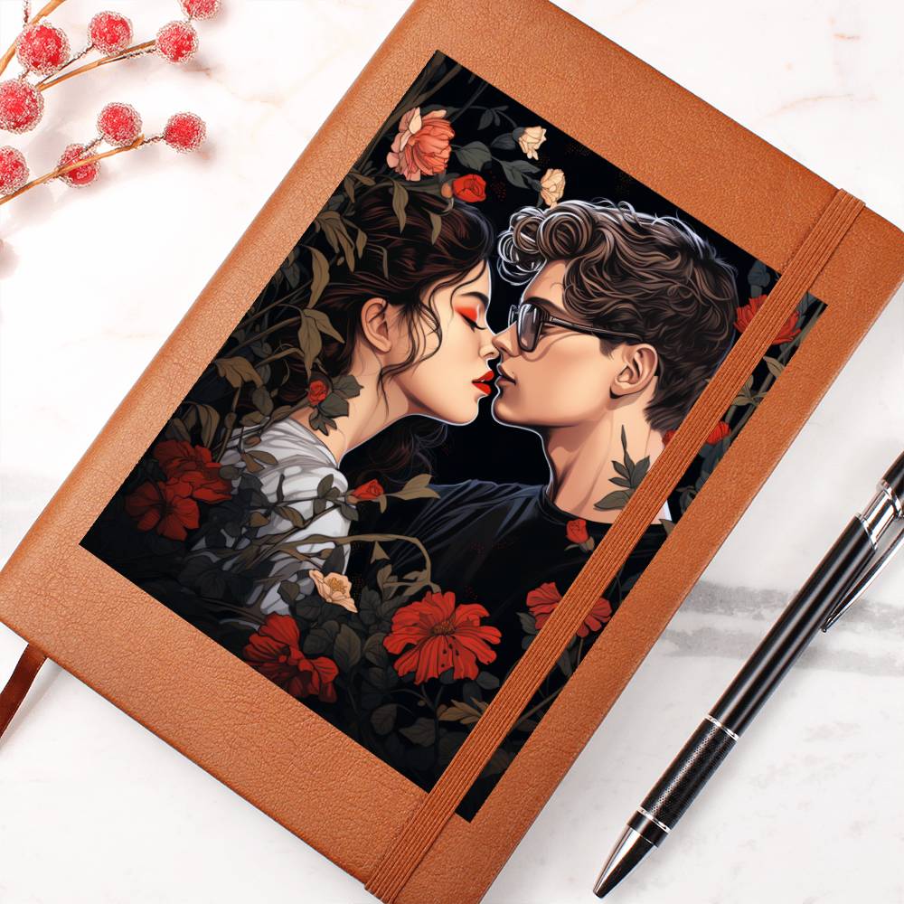 Valentine's Day Art 344 - Vegan Leather Journal