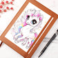 Cute Unicorn 084 - Vegan Leather Journal