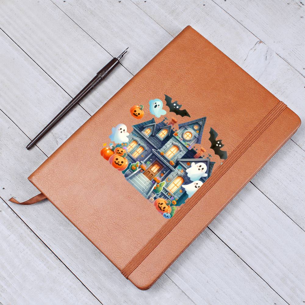 Cute Halloween Sticker 032 - Vegan Leather Journal