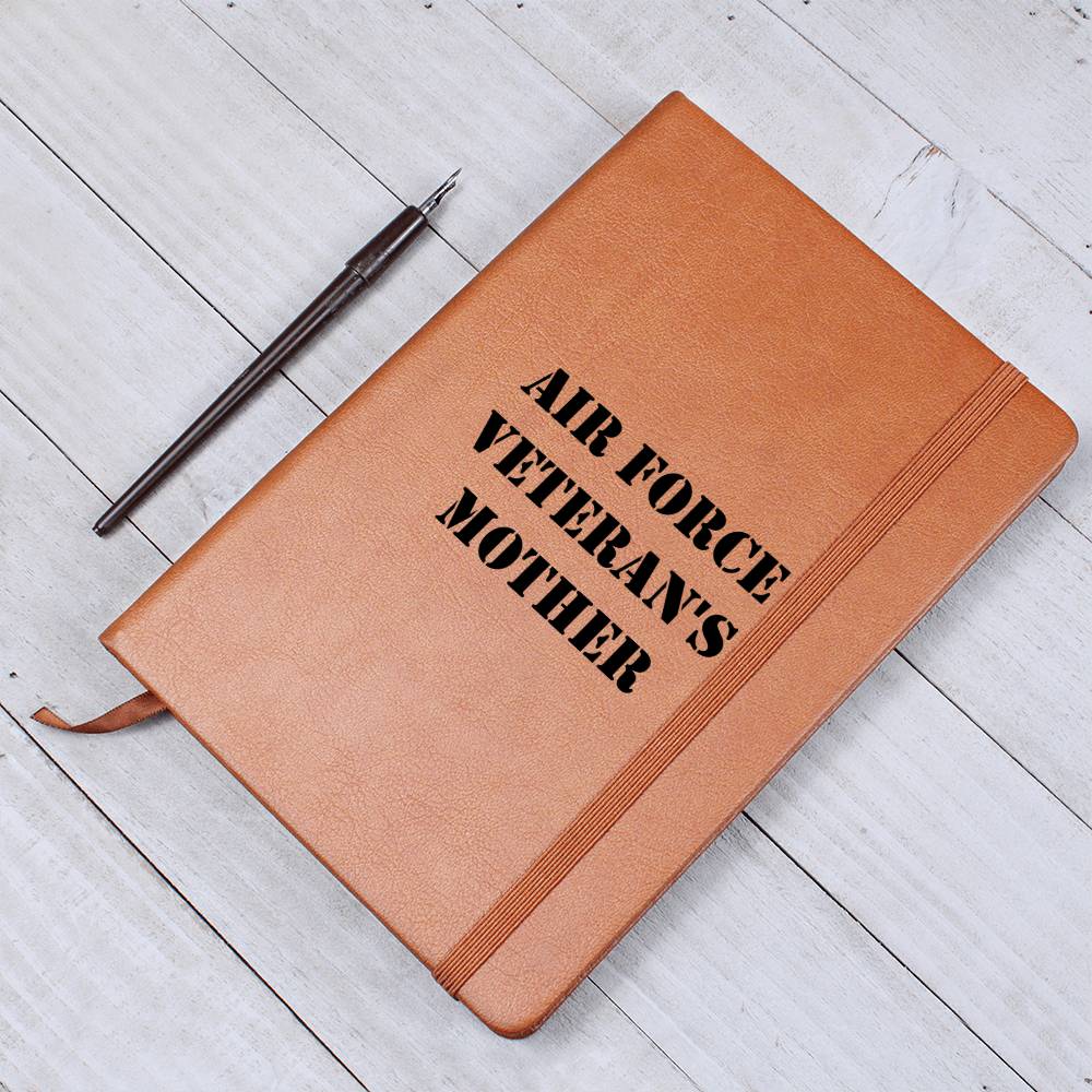 Air Force Veteran's Mother - Vegan Leather Journal