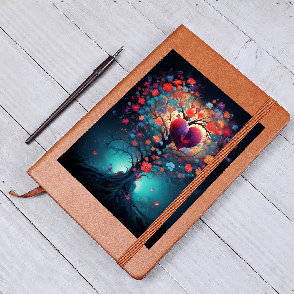 Valentine's Day Art 454 - Vegan Leather Journal