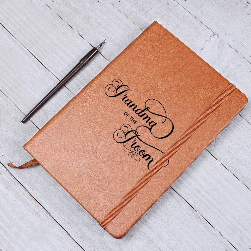 Grandma of the Groom - Vegan Leather Journal