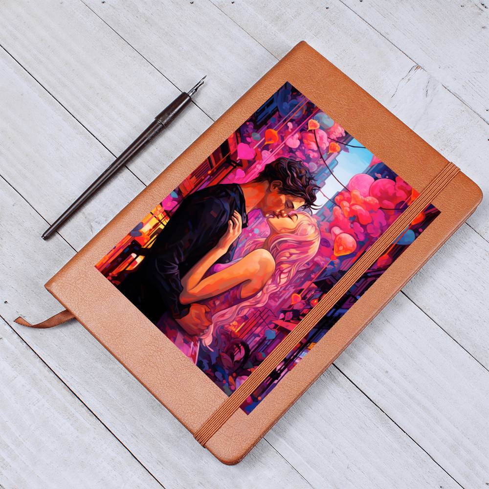Valentine's Day Art 289 - Vegan Leather Journal