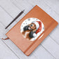 Christmas Dog - Field Spaniel - Vegan Leather Journal