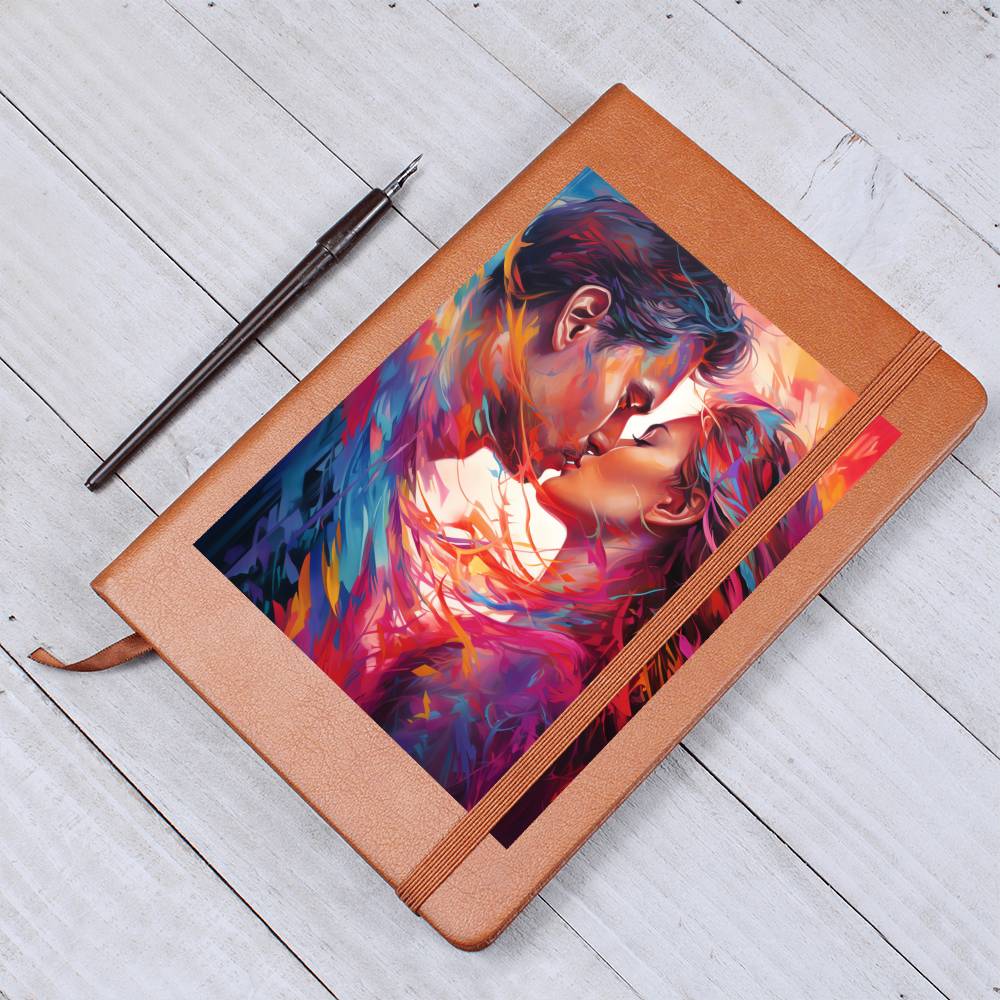 Valentine's Day Art 376 - Vegan Leather Journal