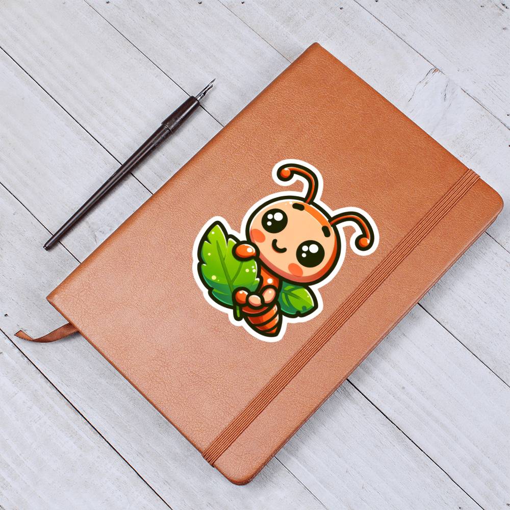 Cute Leafcutter ant sticker 83 - Vegan Leather Journal