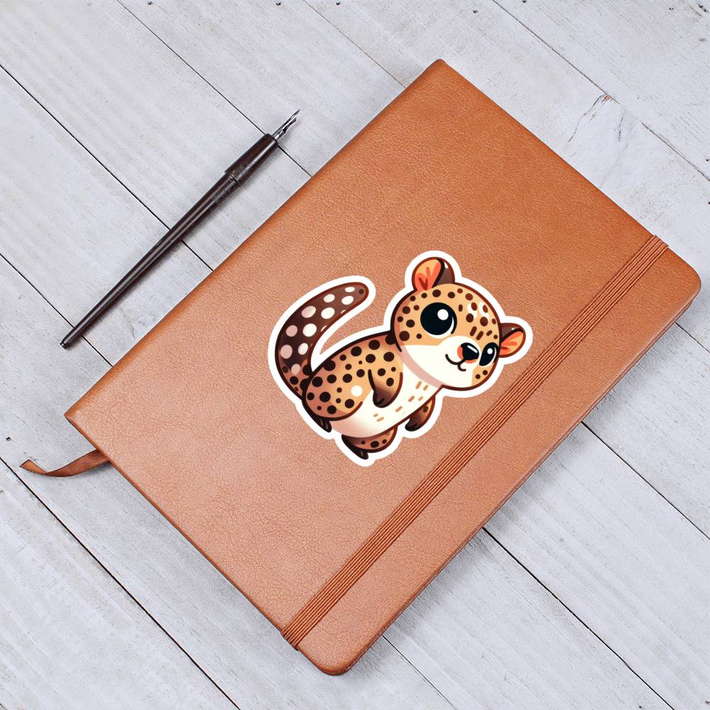 Cute Quoll sticker 138 - Vegan Leather Journal