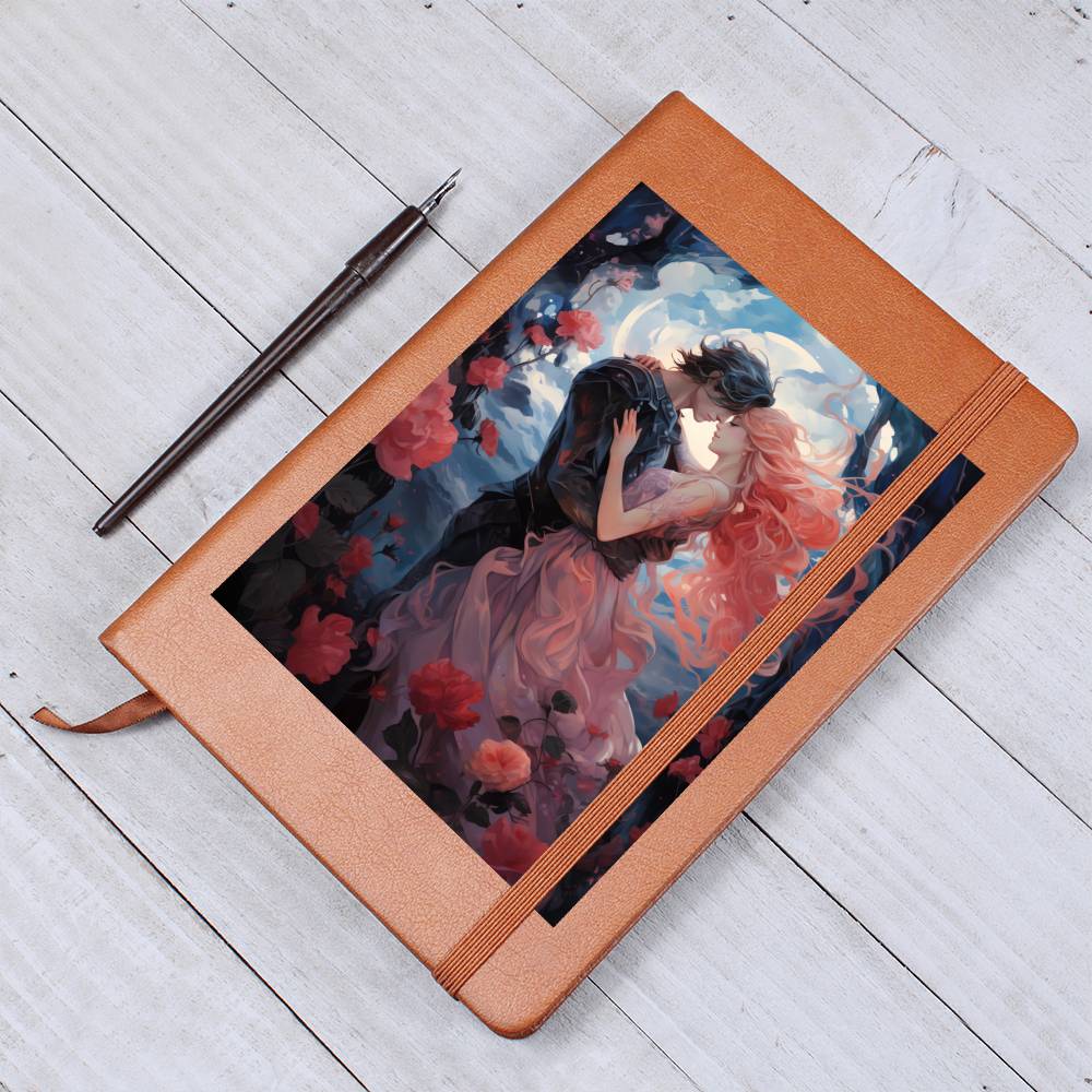 Valentine's Day Art 165 - Vegan Leather Journal