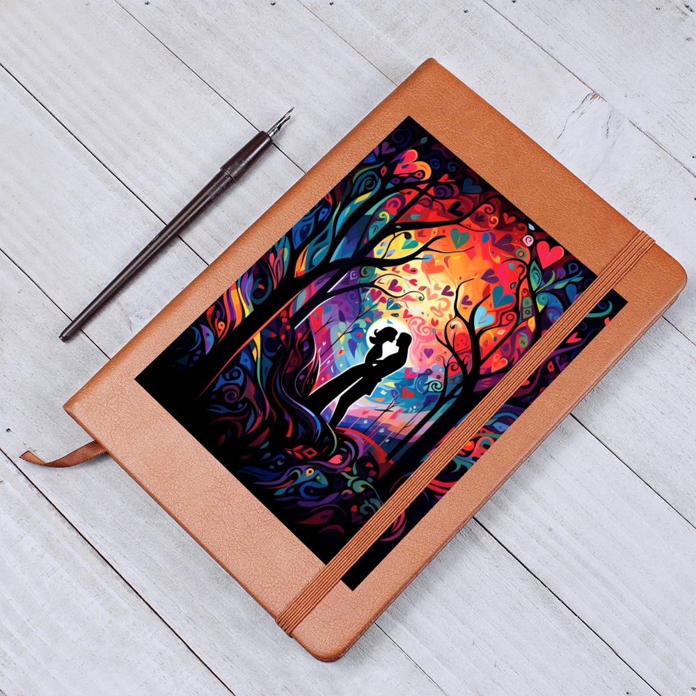 Valentine's Day Art 110 - Vegan Leather Journal