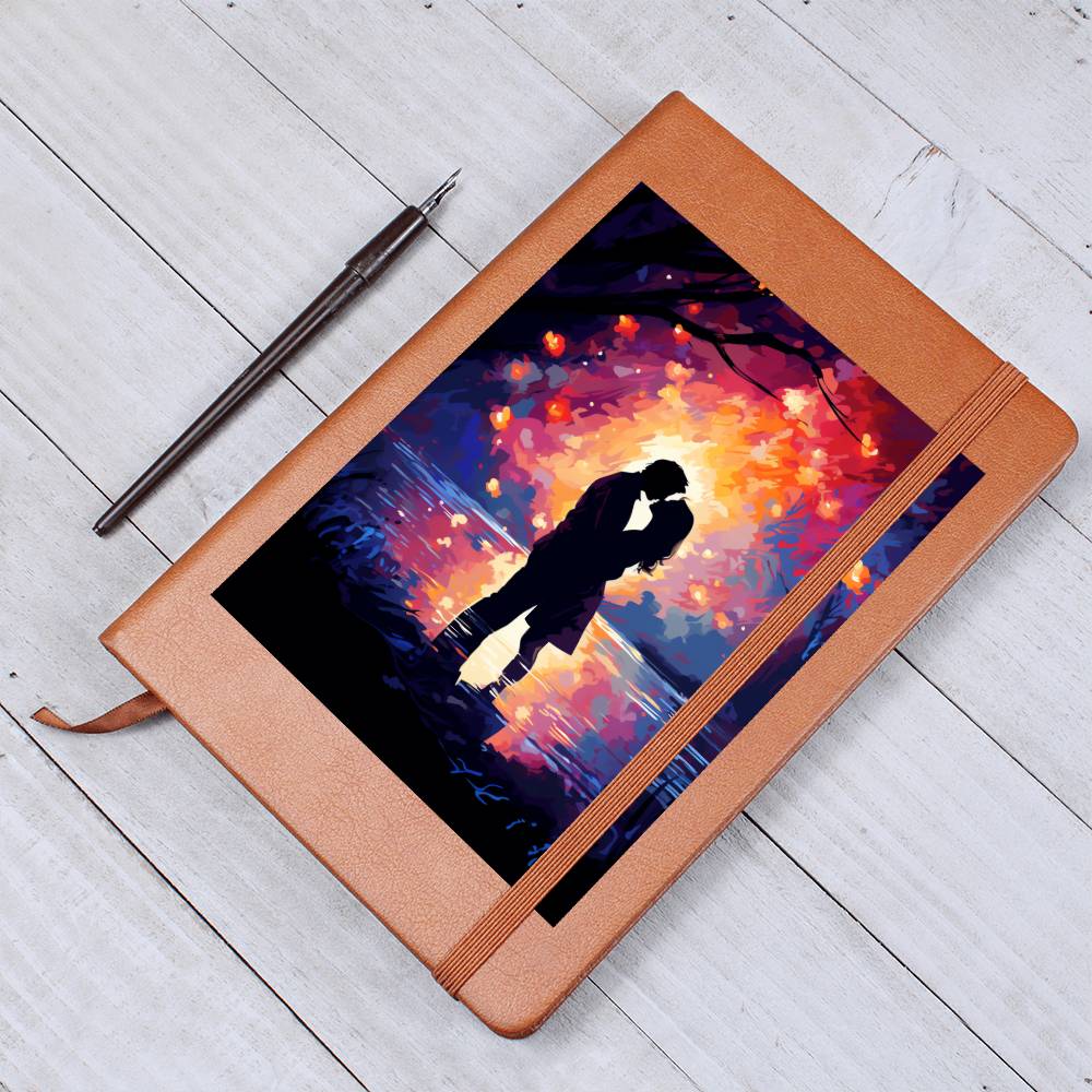 Valentine's Day Art 169 - Vegan Leather Journal