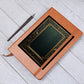 Ornate Gold Cover 069 - Vegan Leather Journal