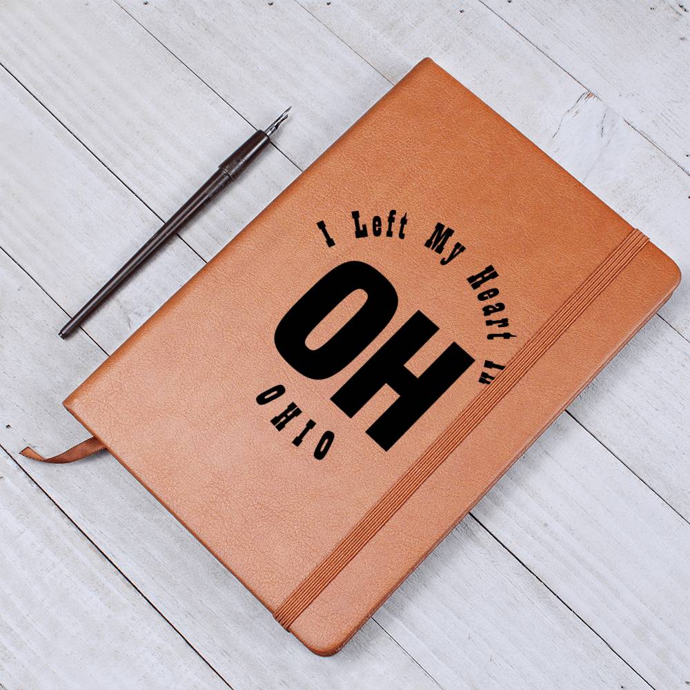 Heart In Ohio v01 - Vegan Leather Journal
