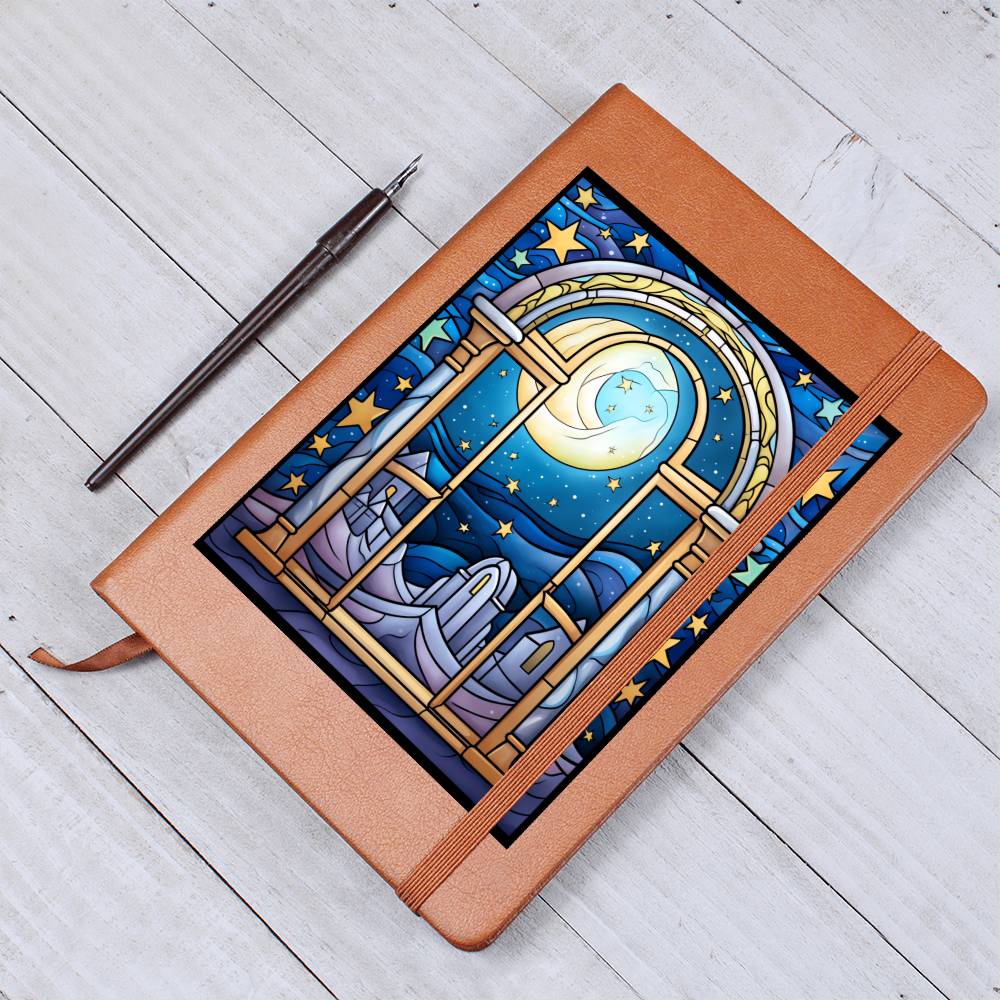 Minimalist BOHO Art 050 - Vegan Leather Journal