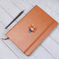 Cute Back to School Sticker 032 - Vegan Leather Journal