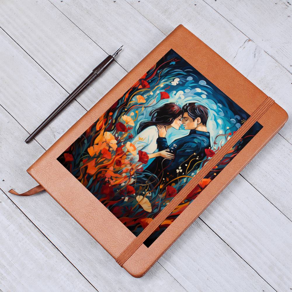 Valentine's Day Art 112 - Vegan Leather Journal