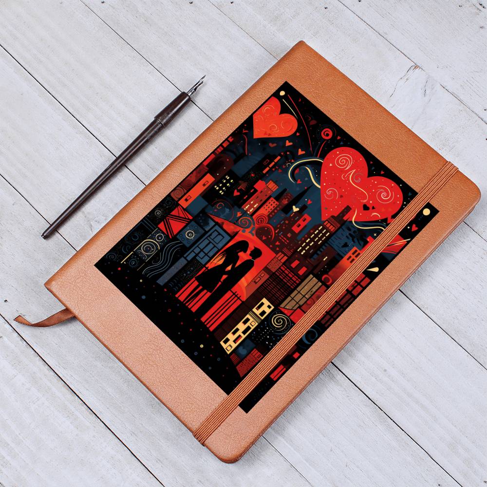 Valentine's Day Art 394 - Vegan Leather Journal
