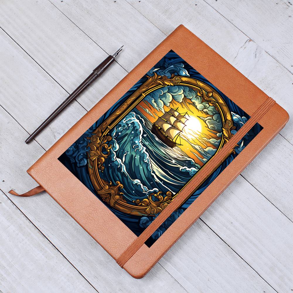 Minimalist BOHO Art 144 - Vegan Leather Journal