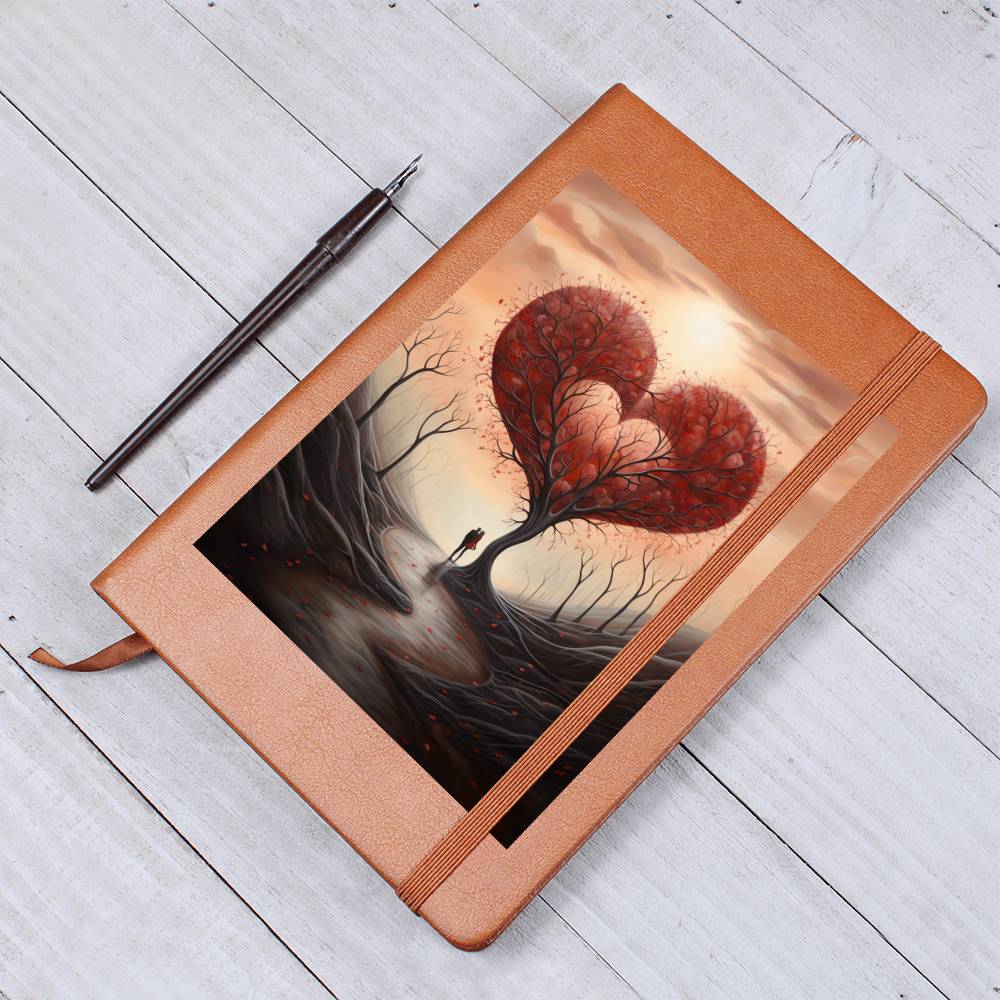 Valentine's Day Art 048 - Vegan Leather Journal