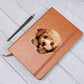 Poodle Peeking - Vegan Leather Journal