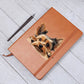 Yorkshire Terrier Peeking - Vegan Leather Journal