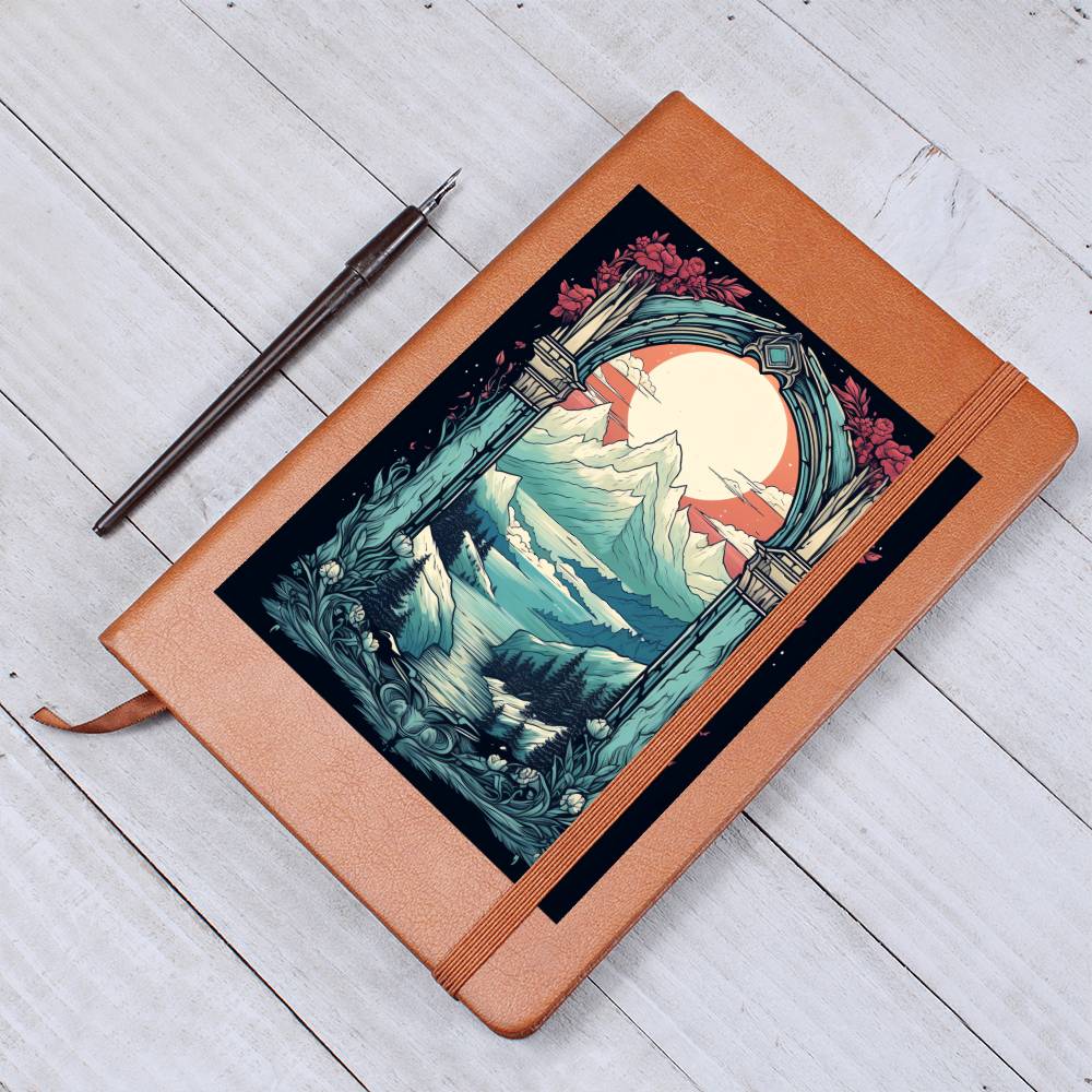 Minimalist BOHO Art 117 - Vegan Leather Journal