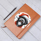 Christmas Dog - Portuguese Water - Vegan Leather Journal