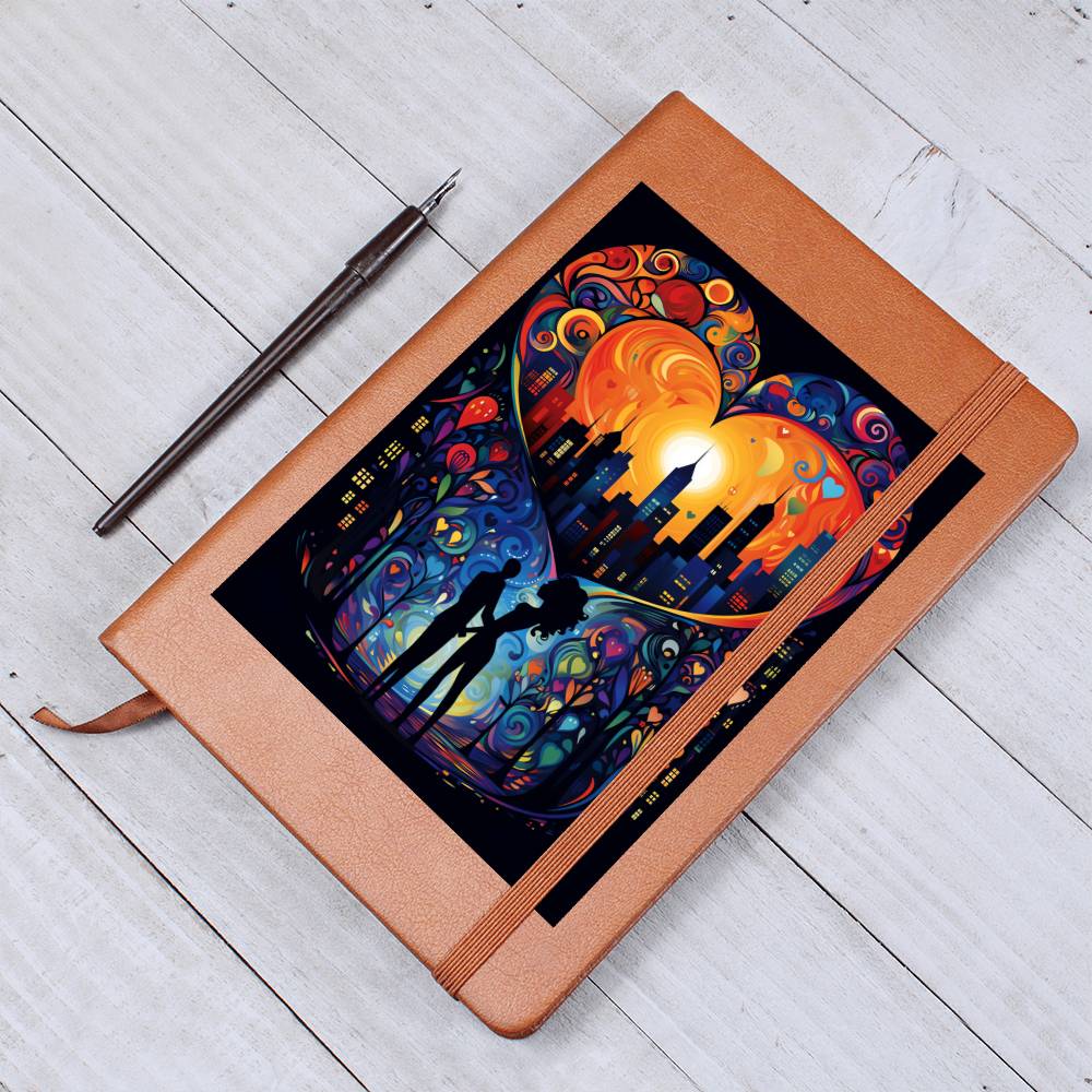Valentine's Day Art 277 - Vegan Leather Journal