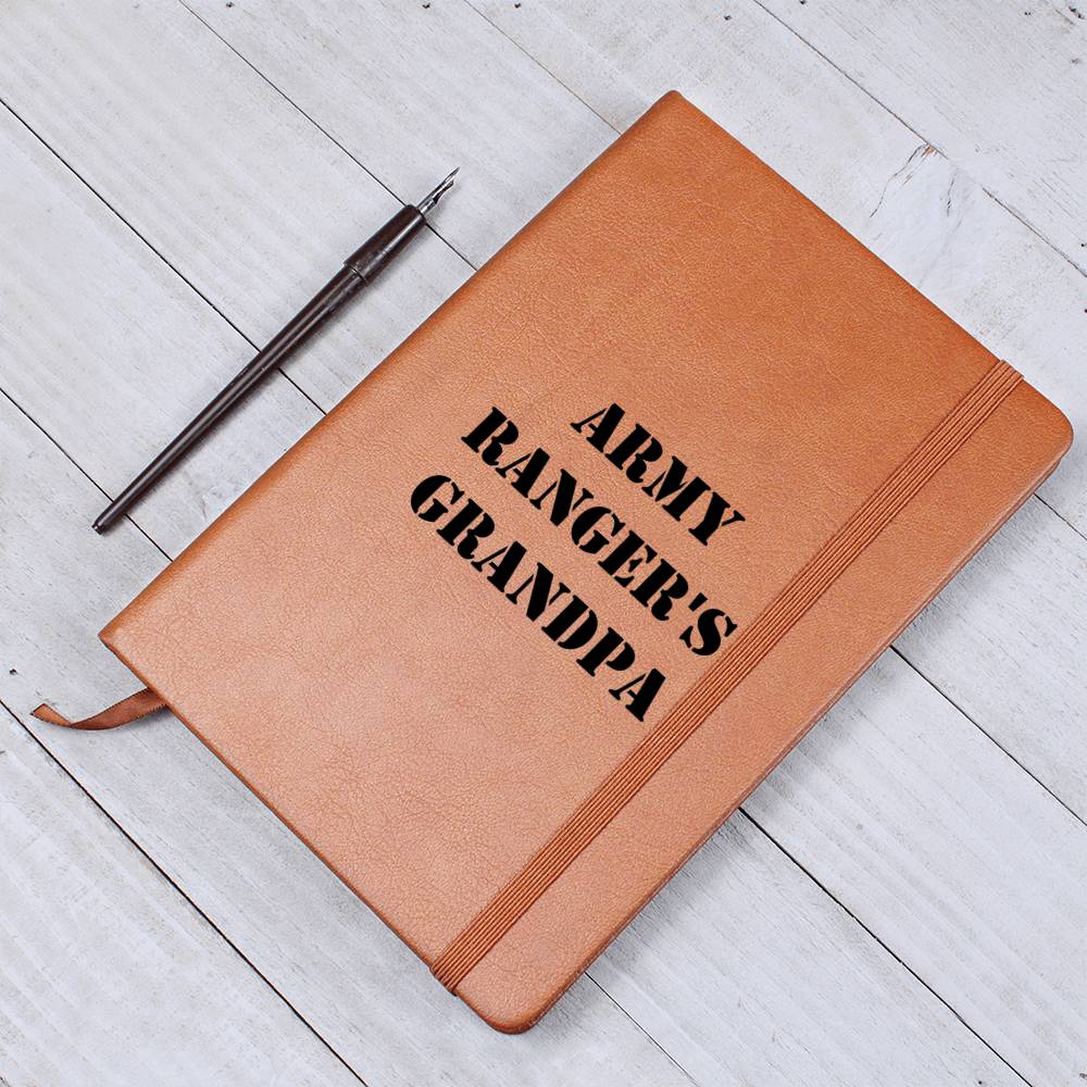 Army Ranger's Grandpa - Vegan Leather Journal