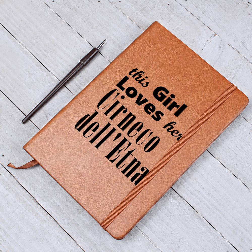 Cirneco dell'Etna - Vegan Leather Journal